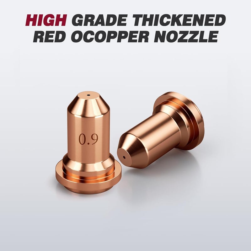 ARCCAPTAIN 23Pcs IPT60 Plasma Cutter Torch Consumables, .035" Plasma Cutter Accessories for CUT55 NON-HF and CUT55 MP, Work with 30-40A Current - Image 4
